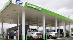 Clean Energy last year received a $150 million cash infusion from Chesapeake Energy Co. to help it build the nationwide network of LNG fueling stations for heavy-duty trucks.