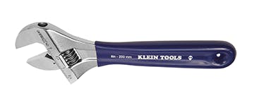 Extra-wide jaw 8&apos; adjustable wrench, No. D509-8