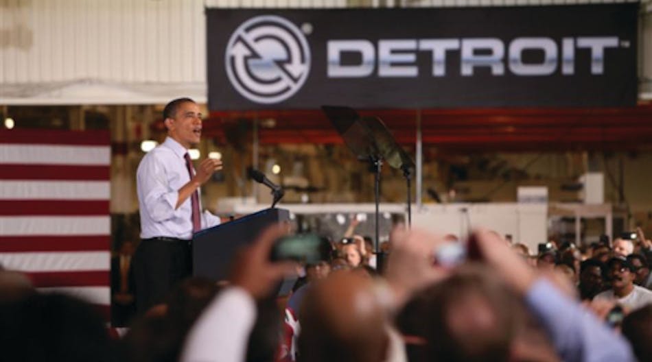 President Obama visits Detroit Diesel