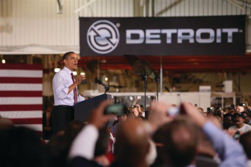 President Obama visits Detroit Diesel