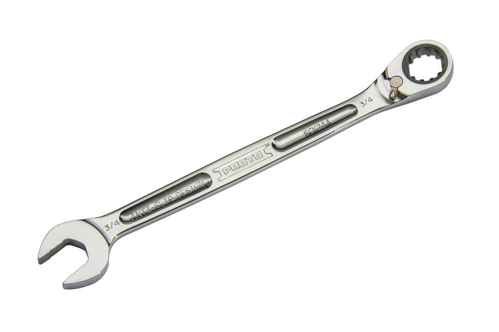 Ratcheting spline combination wrenches