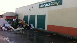 Distributor Dan Miller could not get into his storage building for three weeks due to the flooding.