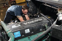 The addition of a second Bruckner Truck Sales location in Dallas increased their total truck bays to 45, staffed by 33 service technicians. The addition of a second Bruckner Truck Sales location in Dallas increased their total truck bays to 45, staffed by 33 service technicians.