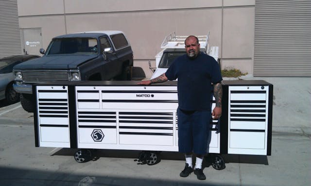 Bradshaw&apos;s toolbox is a size of a car.