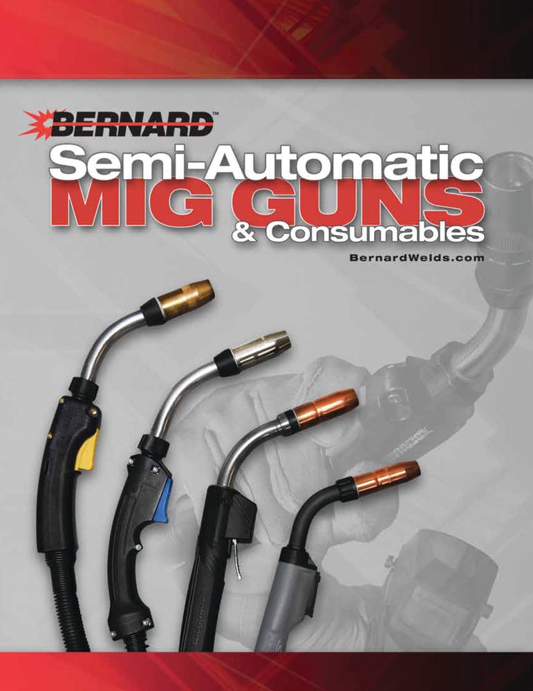 Semi-Automatic MIG Guns and Consumables catalog