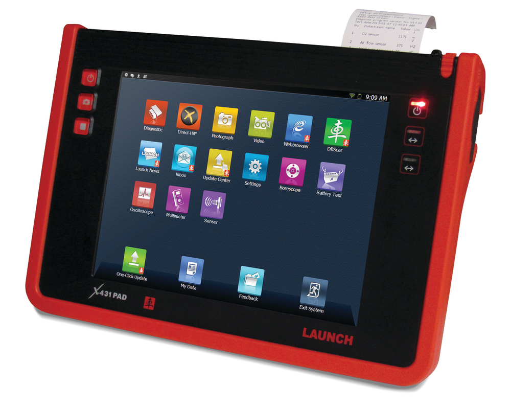 The Launch Tech Launch Pad is a true PC-based diagnostic scan tool that running on Windows 7. Multiple applications can be run simultaneously.