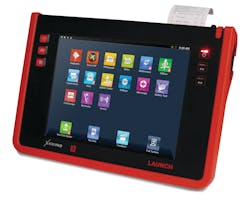 The Launch Tech Launch Pad is a true PC-based diagnostic scan tool that running on Windows 7. Multiple applications can be run simultaneously.