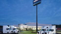 The newly built full-service Nacarato Volvo dealership is located off Interstate-24, outside Nashville, Tenn.