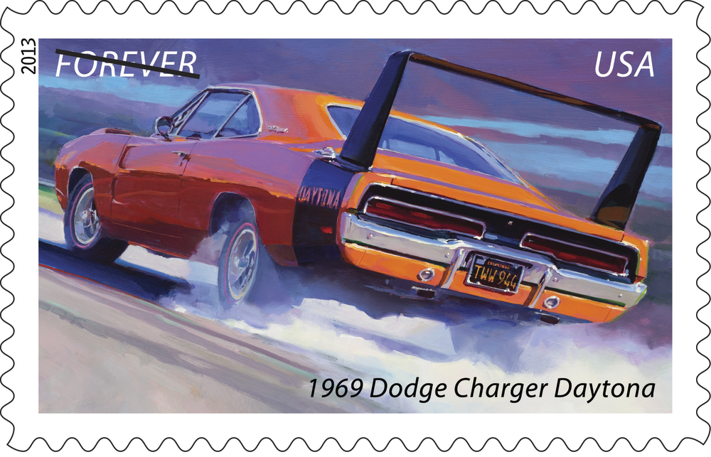 Richard Petty dedicates Muscle Cars Forever stamps