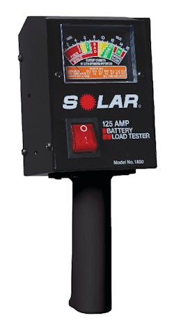 SOLAR 125 Amp Digital Fixed Load Battery Tester, No. 1850 SOLAR 125 Amp Digital Fixed Load Battery Tester, No. 1850