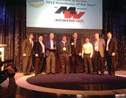 Midwest Wheel Companies was named Distributor of the Year by Truck Parts &amp; Service.