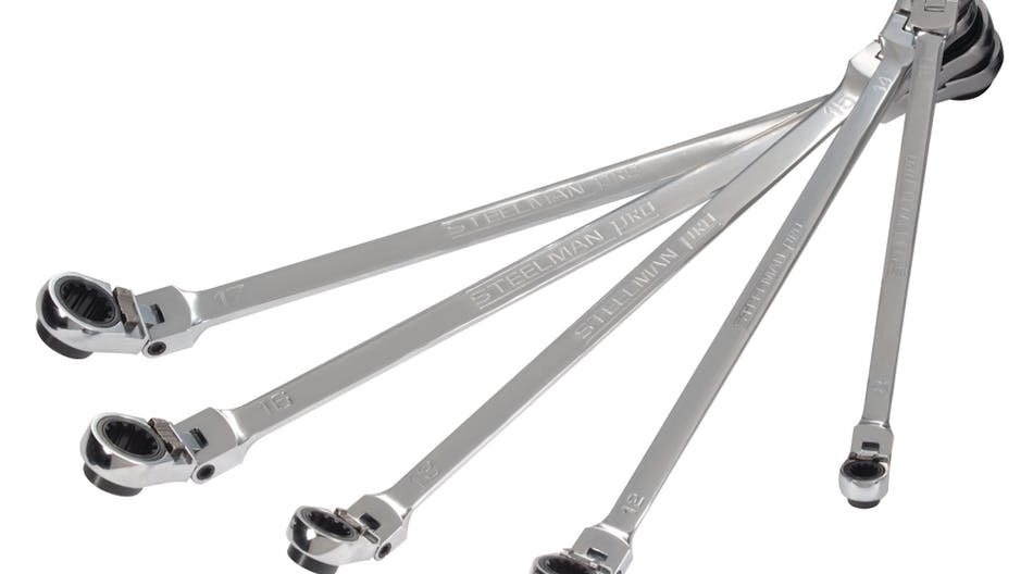 STEELMAN PRO flexible deep ratcheting wrench set.