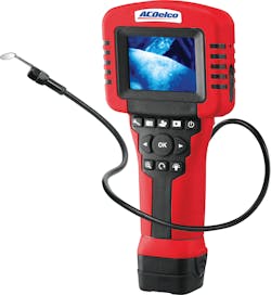 ACDelco&apos;s 6V Multi-Media Inspection Cameras, Nos. ARZ6055 and 6058, allow the user to identify and document issues, download the information to a computer. For information, go to VehicleServicePros.com/10888914.
