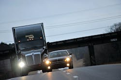 Bendix Wingman Advanced provides drivers with following distance alerts and, if necessary, will apply vehicles' foundation brakes to help drivers potentially avoid collisions or help reduce the severity of collisions. Bendix Wingman Advanced provides drivers with following distance alerts and, if necessary, will apply vehicles' foundation brakes to help drivers potentially avoid collisions or help reduce the severity of collisions.