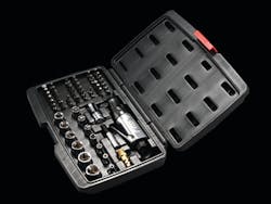 Mighty-Seven 57 Piece Hybrid 3/8' Drive Air Ratchet Set, No. NE-0357 Mighty-Seven 57 Piece Hybrid 3/8' Drive Air Ratchet Set, No. NE-0357