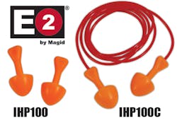 E2 Paddle Plug Earplugs, Nos. IHP100 and IHP100C
