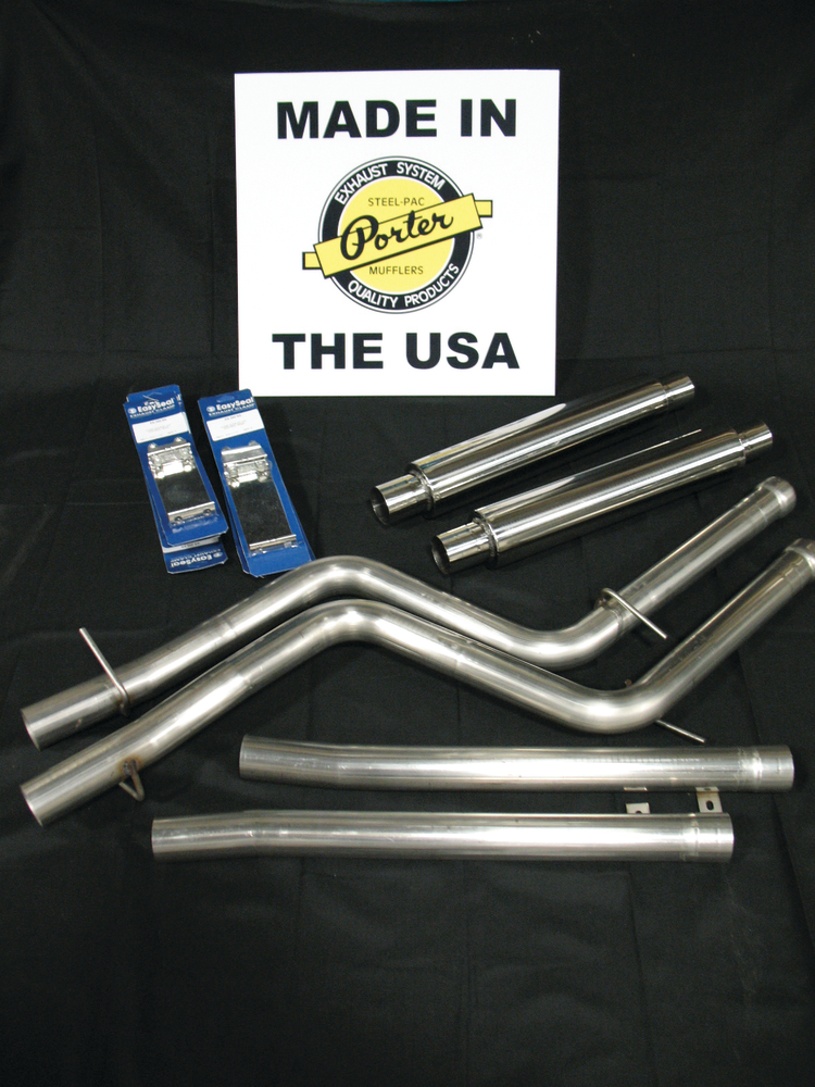 Cat-back exhaust system for the 2009-13 Dodge Challenger 5.7 HEMI