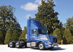 The Volvo D13-LNG compression-ignition engine will utilize liquefied natural gas (LNG) to deliver increased range and significant fuel efficiency improvements compared with other natural gas-powered offerings. The Volvo D13-LNG compression-ignition engine will utilize liquefied natural gas (LNG) to deliver increased range and significant fuel efficiency improvements compared with other natural gas-powered offerings.