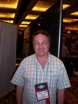 Dennis Conway explains the new tools he found at the Matco Tools tool show. Dennis Conway explains the new tools he found at the Matco Tools tool show.