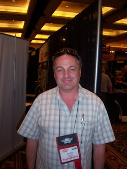 Dennis Conway explains the new tools he found at the Matco Tools tool show. Dennis Conway explains the new tools he found at the Matco Tools tool show.