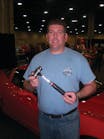 Chad Nelson appreciates the patented anti-vibe technology on the Mac Tools anti-vibe hammers.