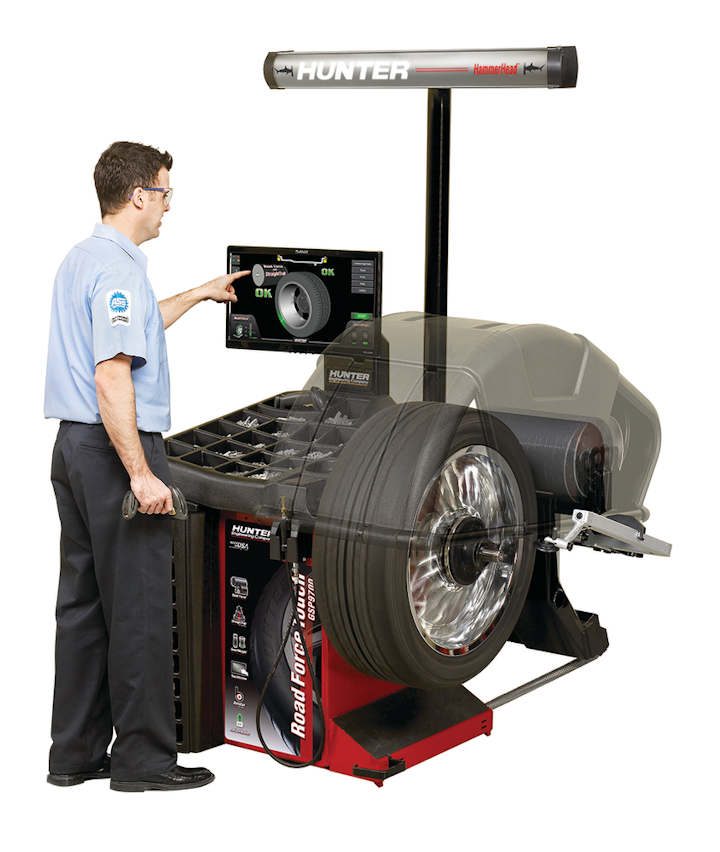 Road Force Touch wheel balancer From Hunter Engineering Company Vehicle Service Pros