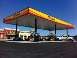 First truck stop chain to give trucking fleets a radio frequency payment option at locations nationwide.