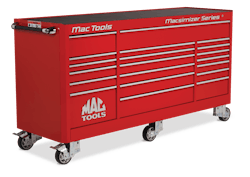 3) Mac Tools MB 1900A Macsimizer 20-drawer work station