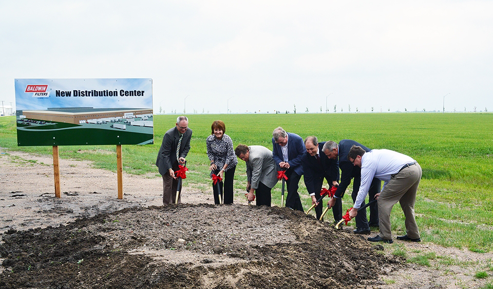 Baldwin Filters breaks ground on expansion.