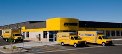 The $6 million building provides full-service truck leasing, consumer and commercial truck rental and contract truck fleet maintenance services. The $6 million building provides full-service truck leasing, consumer and commercial truck rental and contract truck fleet maintenance services.