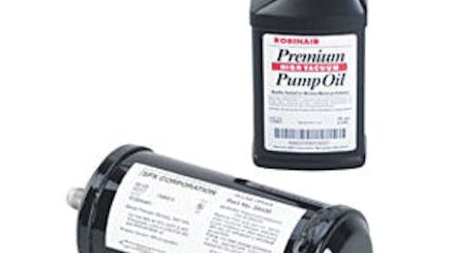 Clean vacuum pump oil is important for peak vacuum pump performance.