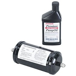 Clean vacuum pump oil is important for peak vacuum pump performance.