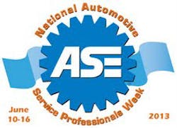 June 10-16, 2013 is Automotive Service Professionals Week June 10-16, 2013 is Automotive Service Professionals Week