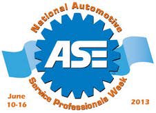 June 10-16, 2013 is Automotive Service Professionals Week