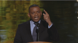 Charlotte Mayor Anthony Foxx speaking at the 2012 Democratic National Convention.