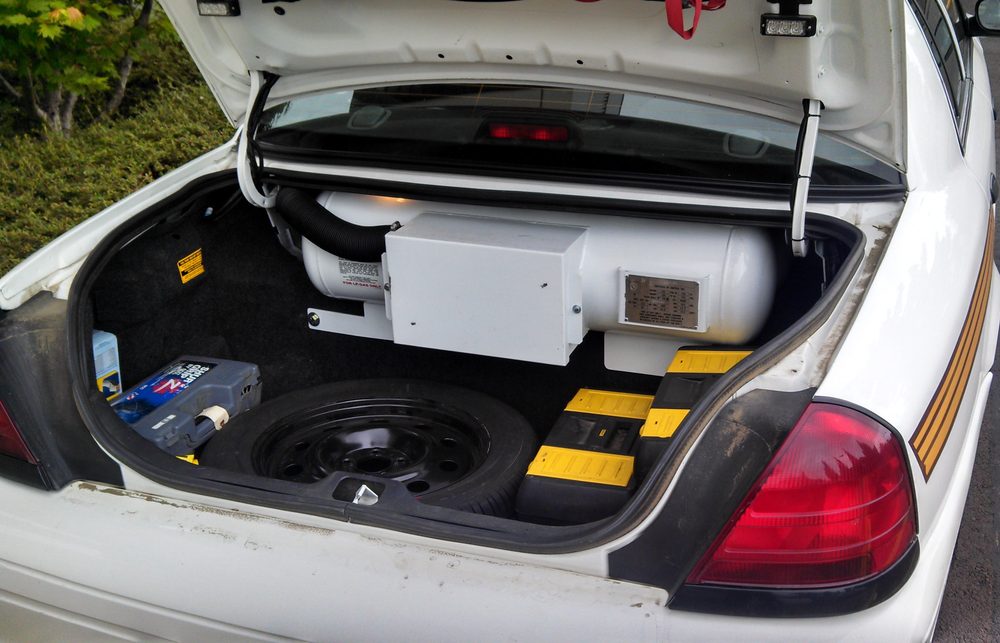 The law enforcement fleet began switching to autogas in March 2013 through Blue Star Gas.