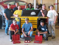 MAC Tools donates $10,000 in tools to collision school programs through the Collision Repair Education Foundation. MAC Tools donates $10,000 in tools to collision school programs through the Collision Repair Education Foundation.