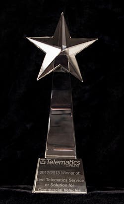 Remote Diagnostics, Volvo Trucks' proactive diagnostic and repair planning service, was named Best Telematics Service or Solution for Commercial Vehicles by a panel of industry judges at the 10th annual Telematics Update Awards in Detroit. Remote Diagnostics, Volvo Trucks' proactive diagnostic and repair planning service, was named Best Telematics Service or Solution for Commercial Vehicles by a panel of industry judges at the 10th annual Telematics Update Awards in Detroit.