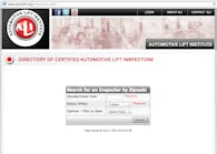 Vehicle lift owners can find ALI Certified Lift Inspectors who are qualified to perform annual lift inspections through the Automotive Lift Institute&rsquo;s new online database at www.autolift.org/inspectors.php.