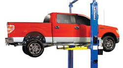 Three inches of additional rise are now included as a standard feature on the extended-height DP10A from Forward Lift, providing extra headroom and work area for technicians.