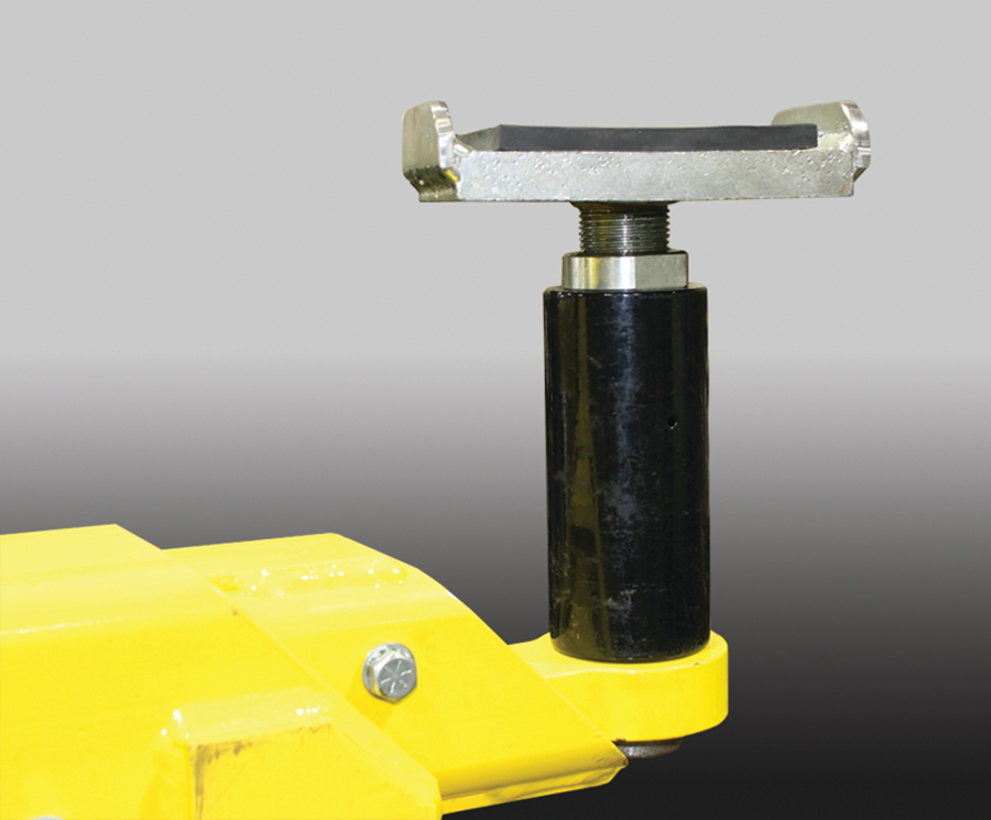 The Forward Lift adjustable frame-contact adapter makes it easy to finely tune your lift setup for servicing a variety of trucks and other body-on-frame vehicles.