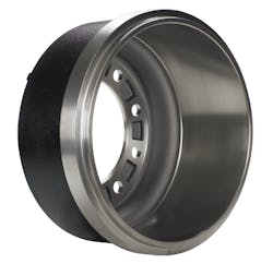 Silver Lightweight Brake Drum. Silver Lightweight Brake Drum.