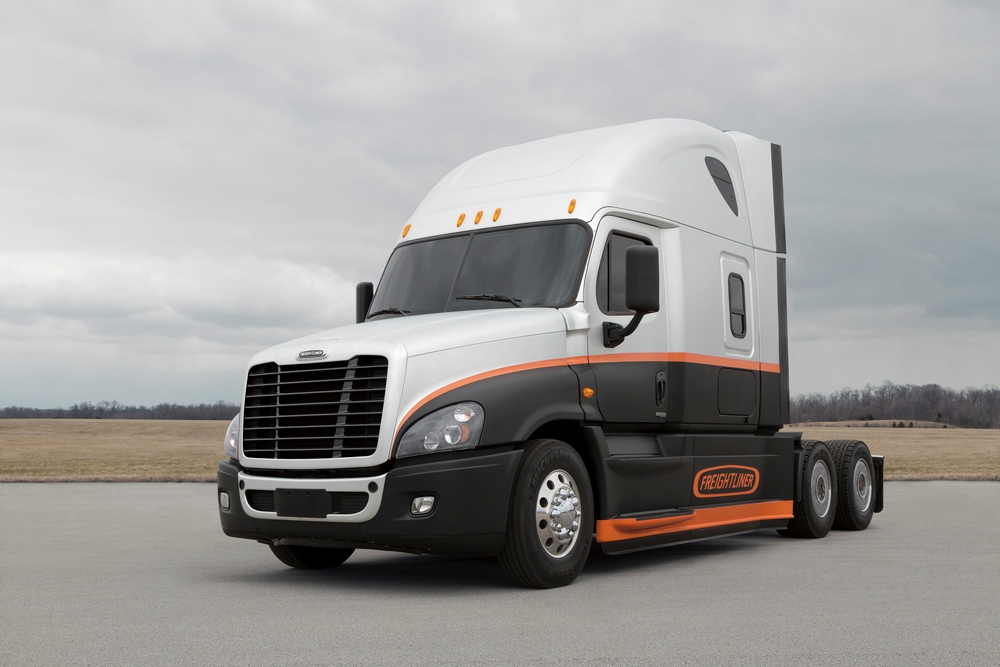 LED headlights, which offer superior nighttime driver visibility, are Freightliner Cascadia and Cascadia Evolution truck models.