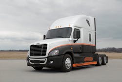 LED headlights, which offer superior nighttime driver visibility, are Freightliner Cascadia and Cascadia Evolution truck models. LED headlights, which offer superior nighttime driver visibility, are Freightliner Cascadia and Cascadia Evolution truck models.