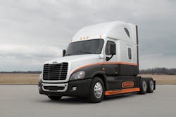 LED headlights, which offer superior nighttime driver visibility, are Freightliner Cascadia and Cascadia Evolution truck models.
