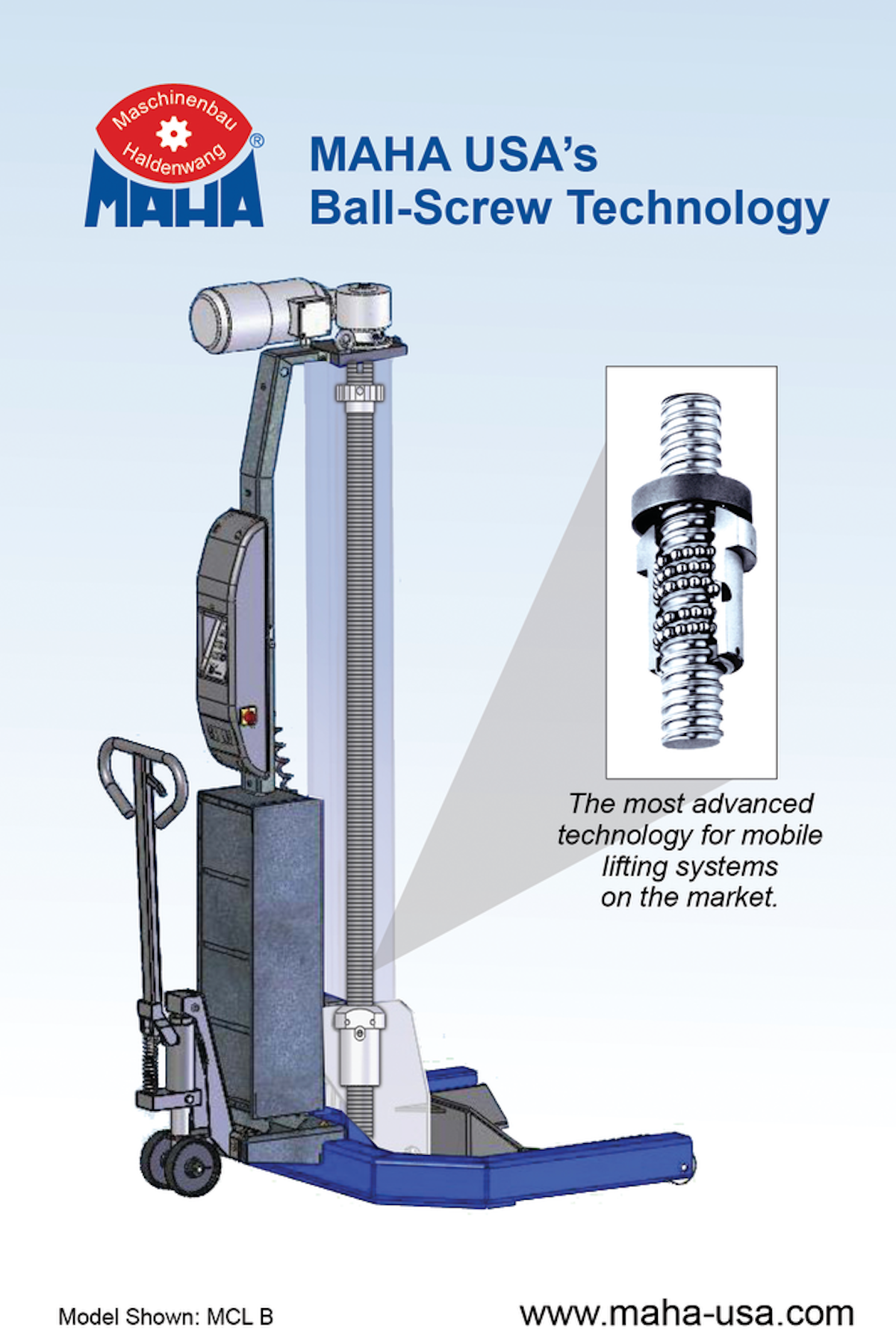 Tech Tip Benefits to having ballscrew technology on lifting devices