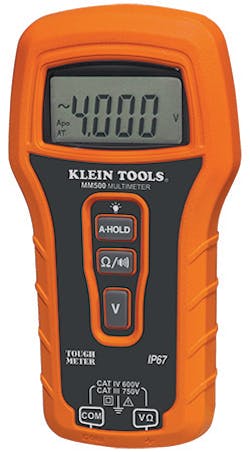 Auto Ranging Multimeter, No. MM500. Auto Ranging Multimeter, No. MM500.