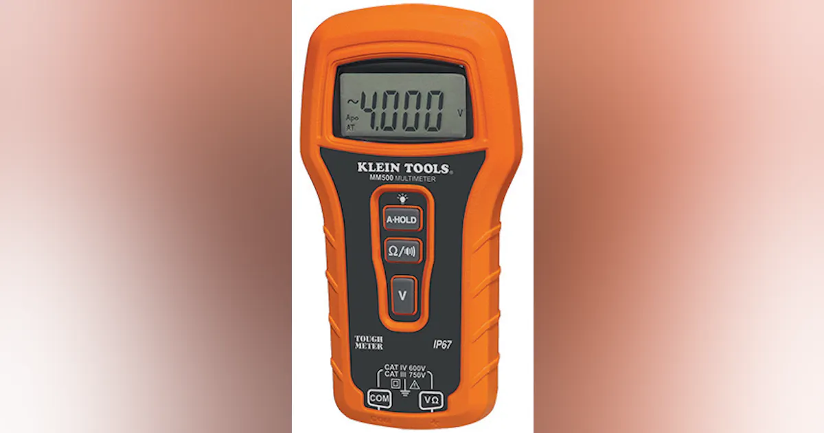 Auto Ranging Multimeter, No. MM500 | Vehicle Service Pros