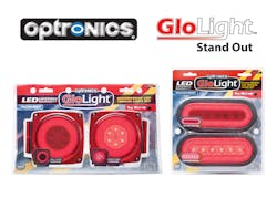 Optronics uses GloLight technology to create new high-style LED lighting category for light and medium duty trailers. Optronics uses GloLight technology to create new high-style LED lighting category for light and medium duty trailers.