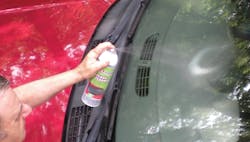 Plus Glass Cleaner for Vehicles.